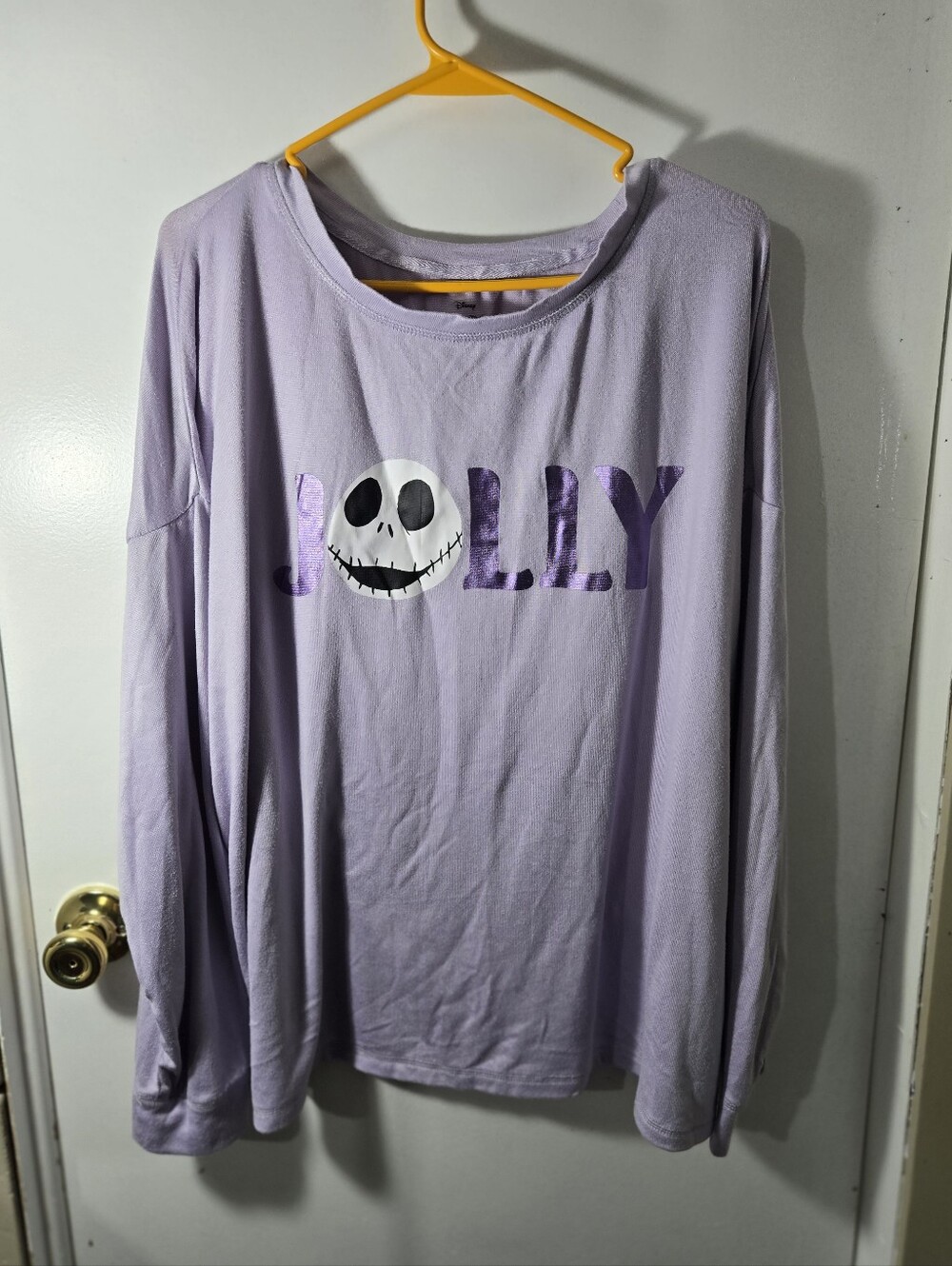 Nightmare Before Christmas Jack Skellington Jolly Sleep Top Gothic Size 3X